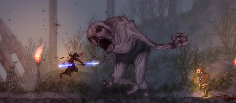 Мрачный мир, сложные сражения и перекаты в релизном геймплее 2D-экшена Salt and Sacrifice