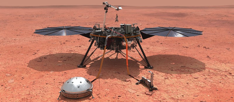Аппарат NASA InSight зафиксировал мощное марсотрясение магнитудой 5 баллов