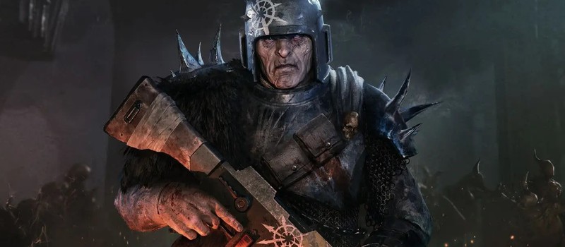 Уничтожение орд хаоситов в геймплее Warhammer 40000: Darktide