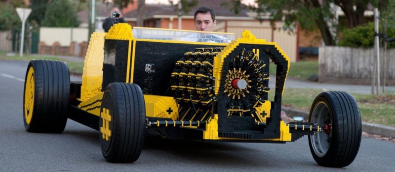 Из Lego собрали полнофункциональный автомобиль