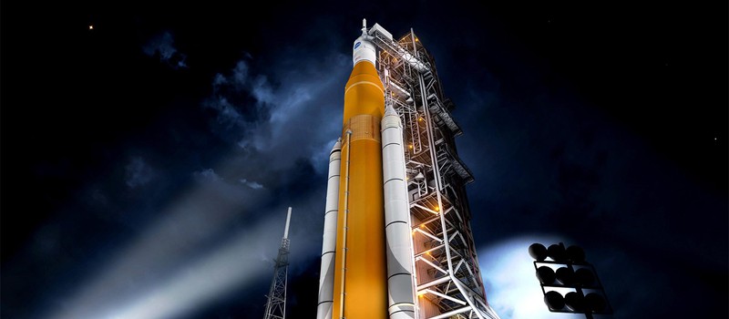 NASA успешно загрузила лунную ракету SLS топливом, однако утечка все еще присутствует