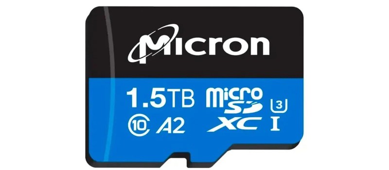 Micron представила первую в мире карту microSD объемом 1.5 ТБ