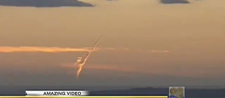 Загадочный пуск ракеты с побережья Лос-Анджелеса