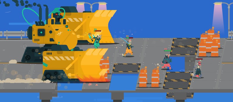Безумный сбор мусора и сражения в трейлере и геймплее PixelJunk Scrappers Deluxe