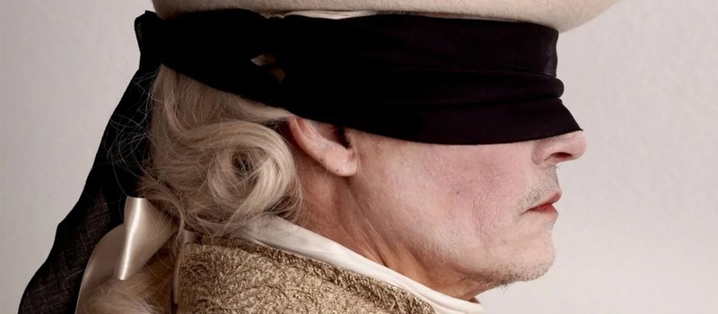 Джонни Депп в роли короля Людовика XV на первом кадре фильма "Жанна Дюбарри"