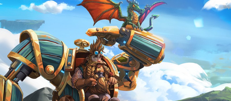 Говорящий дракон и гном в мехе в первом трейлере экшен-стратегии First Dwarf