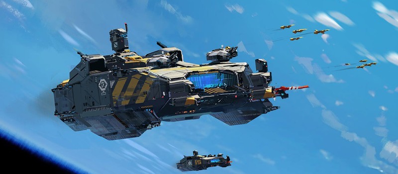 Космические битвы, типы кораблей и построения истребителей в трейлере Homeworld 3