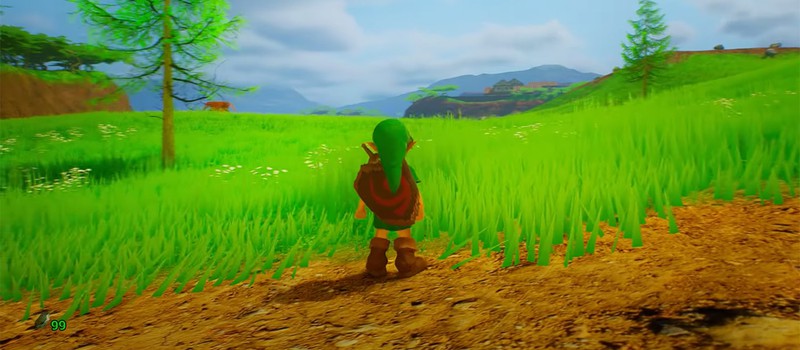 Новое видео фанатского ремейка Zelda: Ocarina of Time на Unreal Engine 5