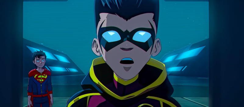 Робин против отца в отрывке из мультфильма "Бэтмен и Супермен: битва Суперсыновей"