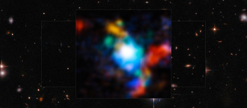 Телескоп Уэбба снял клубок галактик ранней вселенной