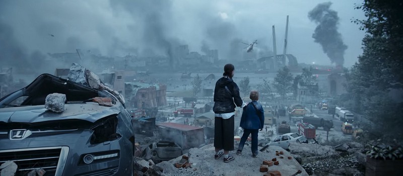 Разрушение Владивостока и помощь из космоса в трейлере отечественного фильма-катастрофы "Мира"