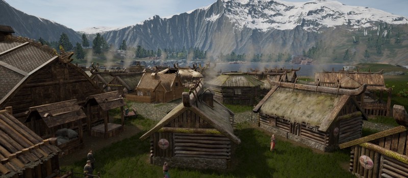 Развитие поселения викингов в трейлере сурвайвал-стратегии Land of the Vikings