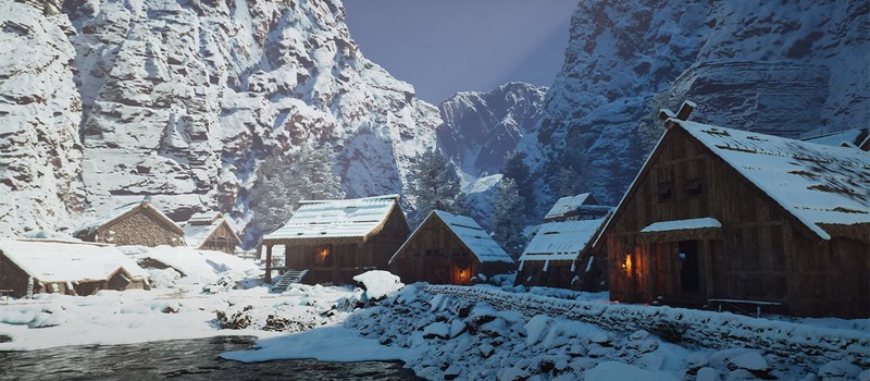 Вот как выглядит город Данстар в Скайриме на Unreal Engine 5