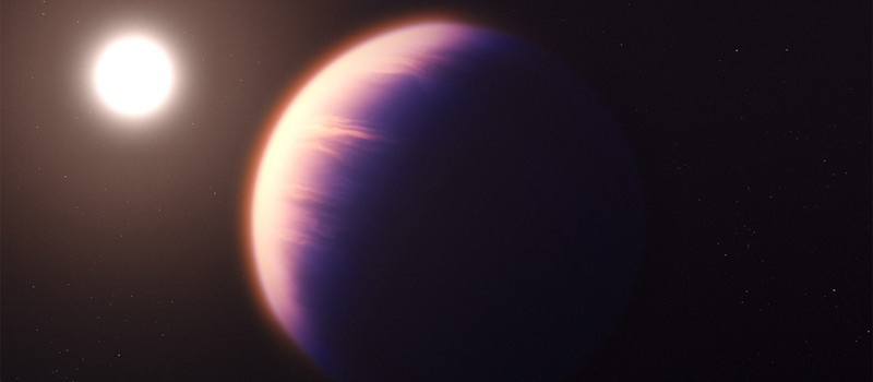 Телескоп Уэбба рассмотрел атмосферу газового гиганта в 700 световых годах от Земли