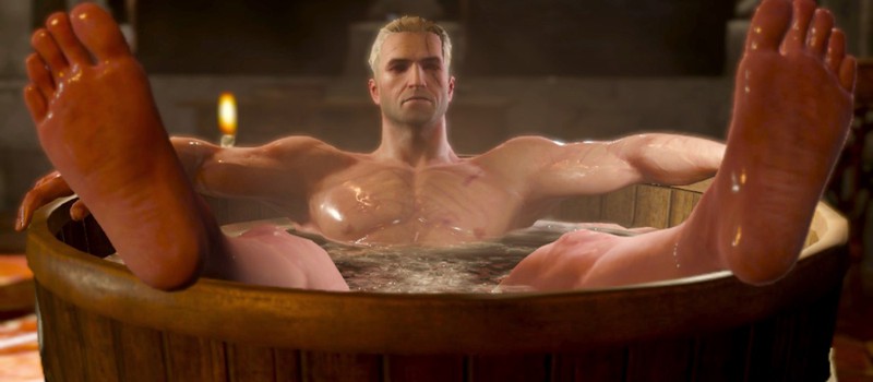 CD Projekt RED могла показать член Геральта в сцене с ванной