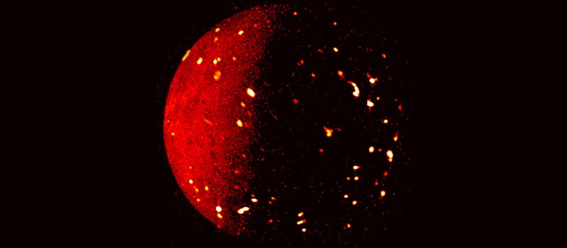 Зонд NASA снял множество вулканов спутника Юпитера Ио