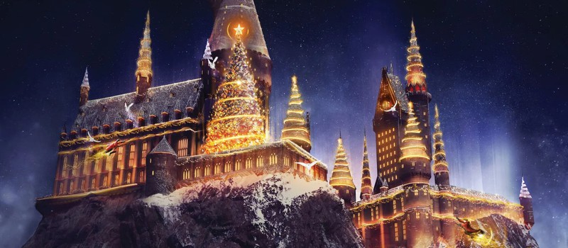 Видео с каминами общих комнат факультетов Hogwarts Legacy для рождественского настроения
