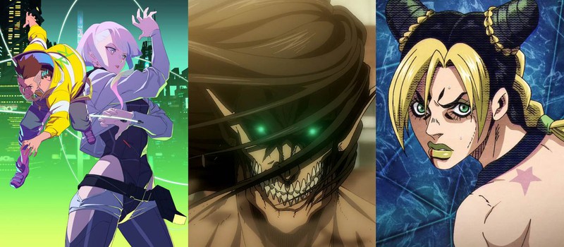 "Атака титанов", Cyberpunk: Edgerunners и Spy × Family — лучшие аниме 2022 года по версии Filmarks