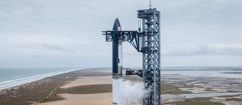 SpaceX завершила первую тестовую заправку ракеты Starship