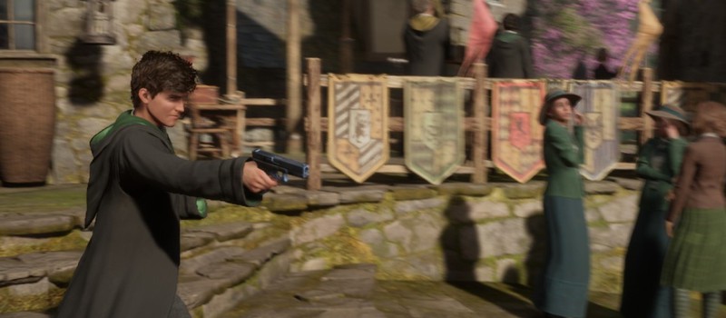Моддеры заменили палочки в Hogwarts Legacy на пистолеты, спаржу и скипетр Локи