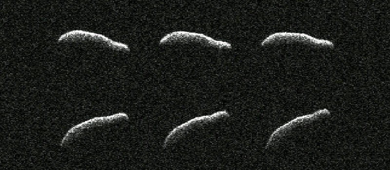 NASA поделилось изображениями необычного вытянутого астероида
