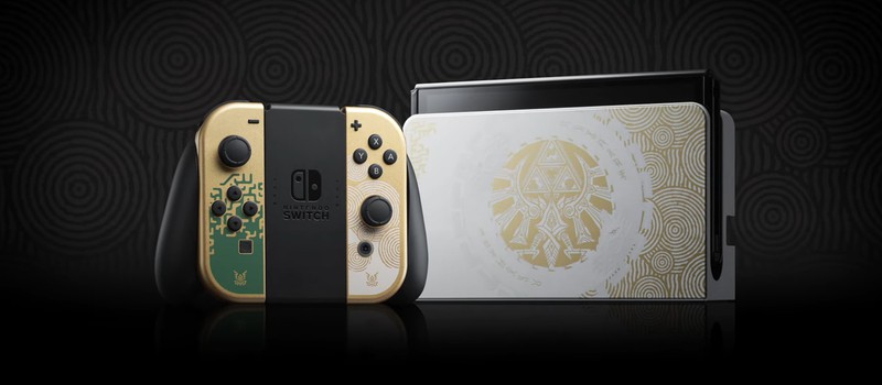 Анонсированы особые издания Nintendo Switch OLED и Pro Controller с оформлением под The Legend of Zelda: Tears of the Kingdom