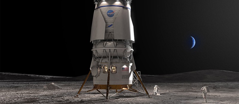 NASA выбрала Blue Origin для создания системы посадки на Луну Artemis V