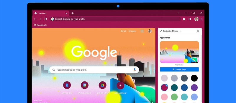 Новая версия Chrome упрощает настройку внешнего вида браузера