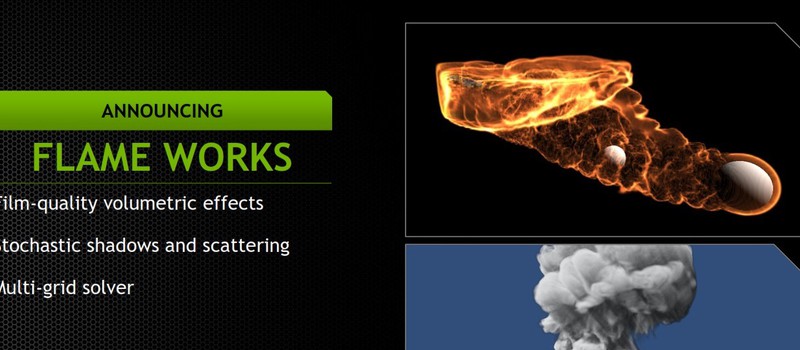Новое техно-демо от Nvidia: Огонь и Дым