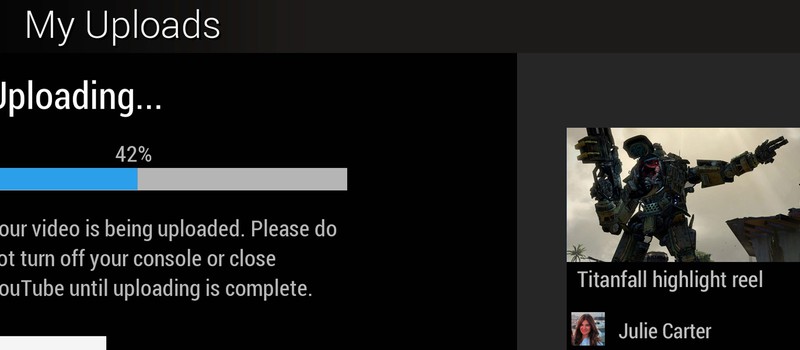 Загрузка роликов с Xbox One в YouTube уже завтра