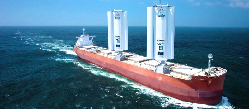 Судно с твердыми парусами проходит тест — технология может сократить выбросы грузовых судов на 30 процентов