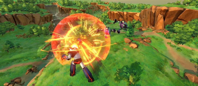 Куча меха-битв в геймплейном трейлере экшена по мотивам аниме "Грендайзер"