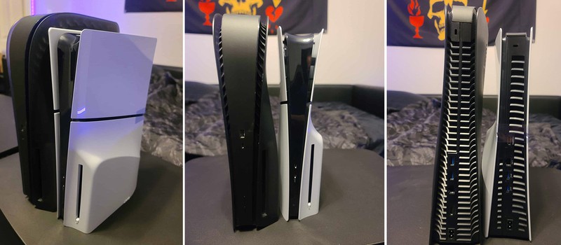 Реальное сравнение PS5 Slim с обычной PS5 — новая версия гораздо меньше