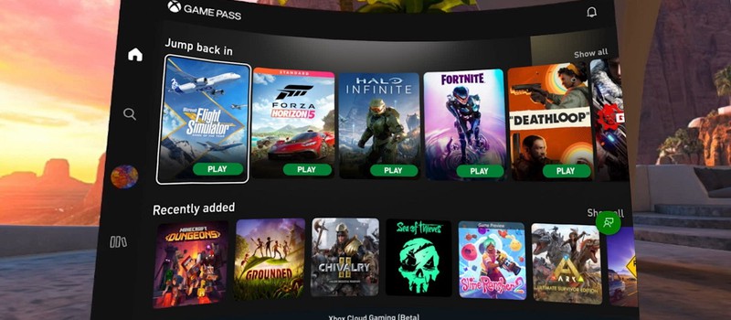 Облачный сервис Xbox Cloud Gaming стал доступен на гарнитурах Meta Quest