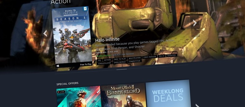 Steam получит обновленную корзину и запись игровых клипов
