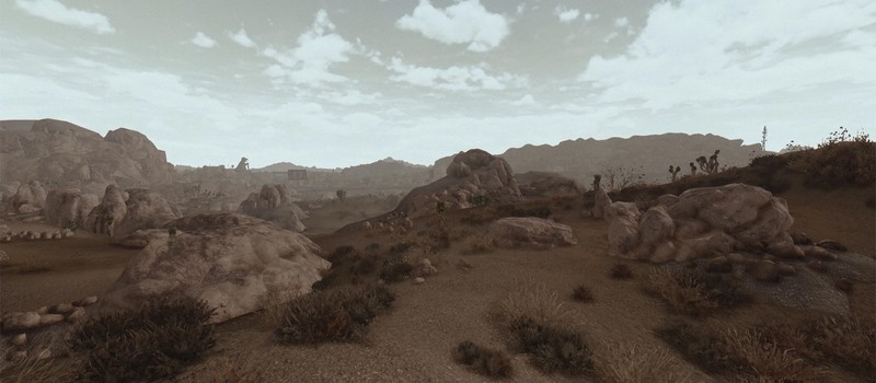 Мод для Fallout: New Vegas делает карту более похожей на настоящую пустыню Мохаве