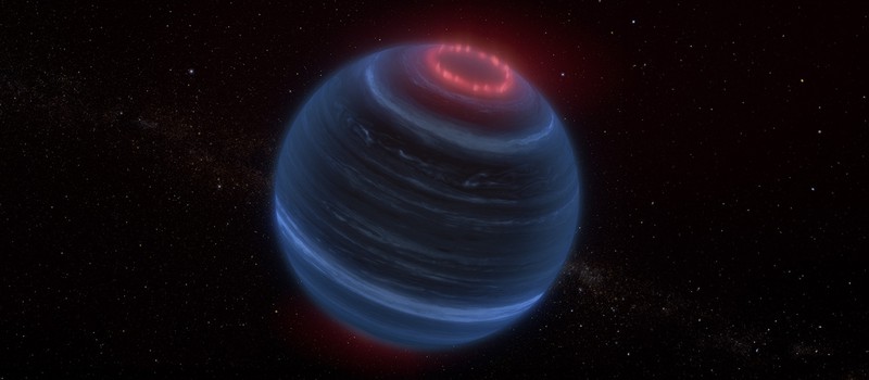 Телескоп Уэбба обнаружил свечение полярного сияния над "неудавшейся звездой"