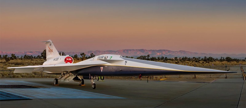 Новый сверхзвуковой самолет NASA X-59 официально показали публике