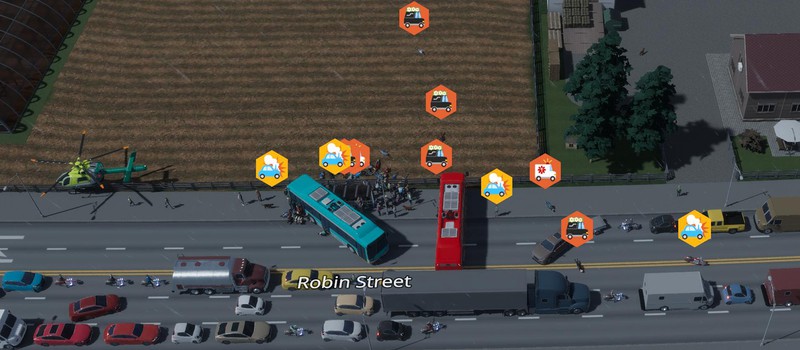 Игрок Cities: Skylines 2 в шоке от кошмарной аварии на автобусной остановке — погибли десятки людей