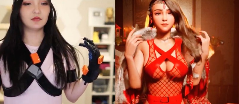 Стримерша из Южной Кореи показала физику груди, одежды и меха для виртуального аватара на Unreal Engine 5
