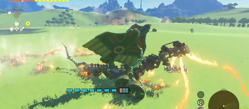 Игрок The Legend of Zelda создал огнедышащего дракона в Tears of the Kingdom