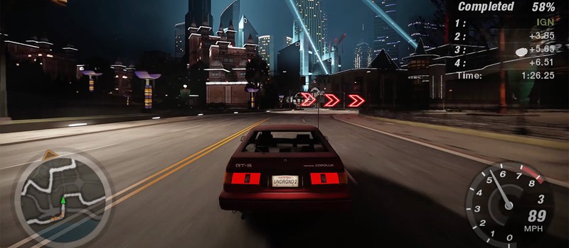 Вышло демо мода с трассировкой лучей RTX Remix для Need for Speed: Underground 2