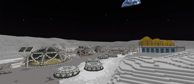 Lunarcraft позволяет построить собственную лунную базу в мире Minecraft