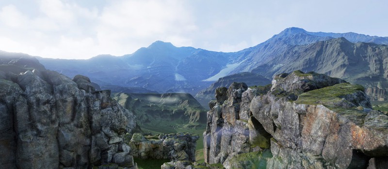 Впечатляющий ландшафт на Unreal Engine 4