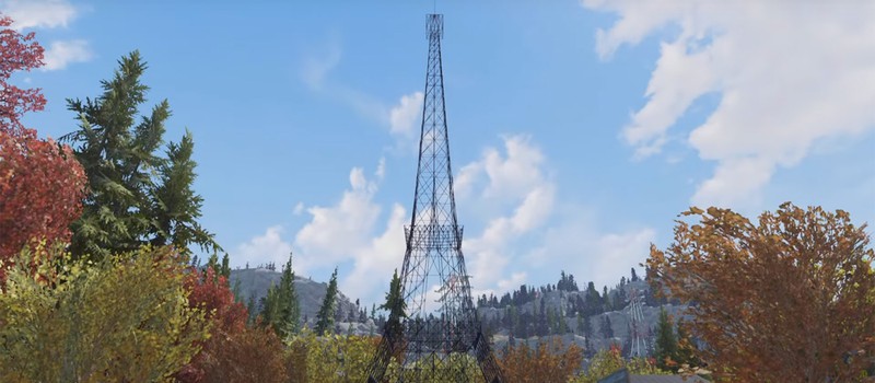 Игрок Fallout 76 построил в игре Эйфелеву башню
