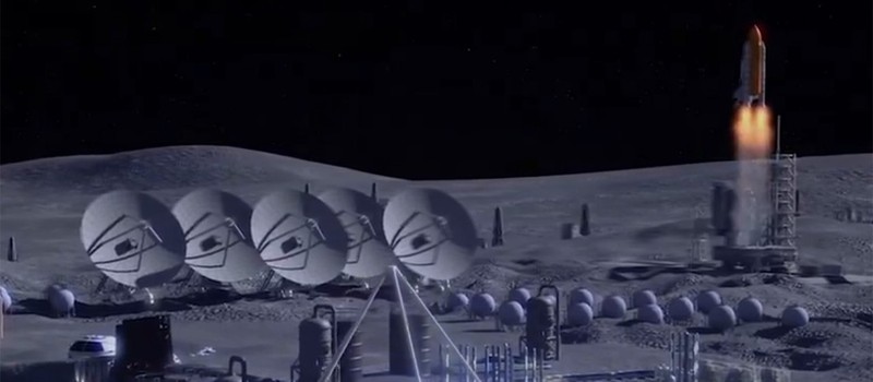 Китай представил видео планов своей лунной базы, в которых появился космический шаттл NASA