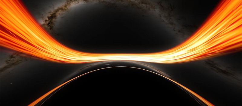 Психоделическая визуализация NASA позволяет заглянуть внутрь черной дыры