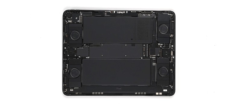 Вскрытие нового iPad Pro M4 от iFixit показало облегчённую замену батареи