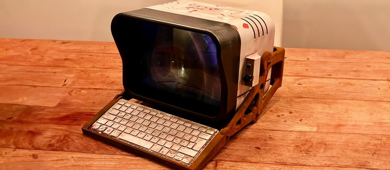 Raspberry Pi 400 использовали для создания домашнего терминала из Fallout