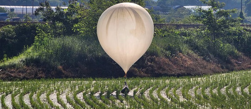 Северная Корея запустила 260 воздушных шаров, наполненных экскрементами, через границу с Южной Кореей